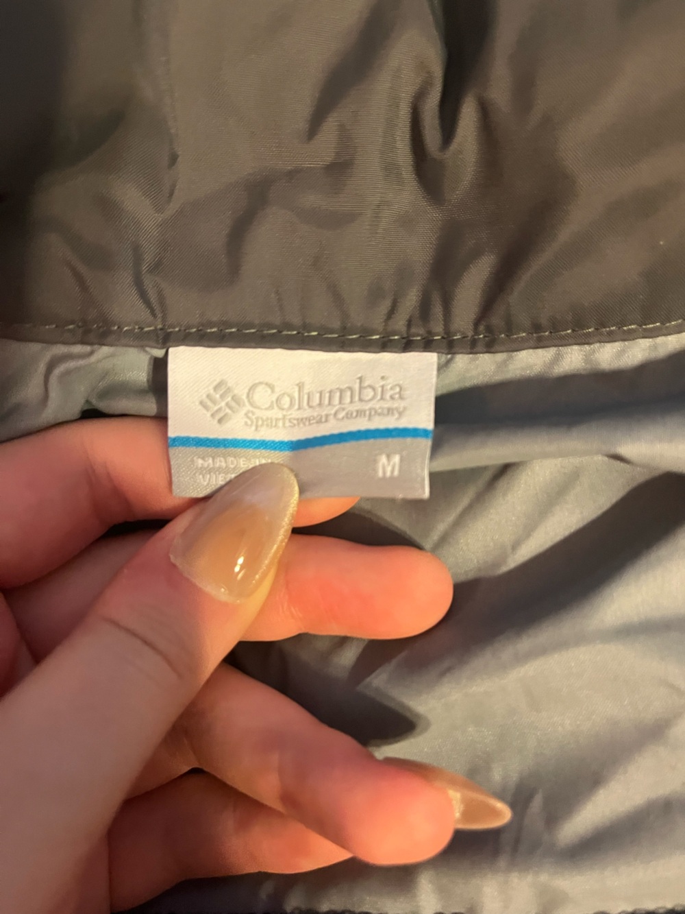 columbia navy blue windbreaker !! - Picture 2 of 2
